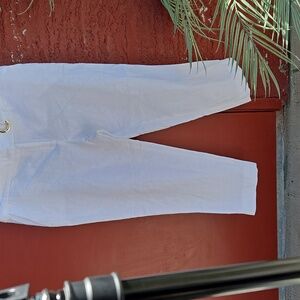 ANNE KLEIN Ankle Pants with Gold Accents